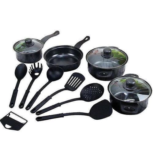 Batterie De Cuisine Antiadhésive De 13 Pièces, Casseroles De Cuisine