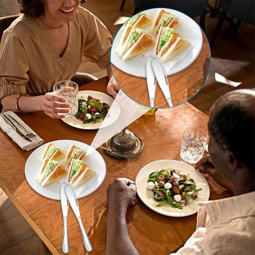 2 Pack Butter Spreader Knife – 3-in-1 Butter Curler, Slicer, and Spreader, Silver