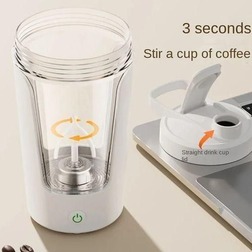 450ML Portable Automatic Stirring Cup, Electric Coffee Mug