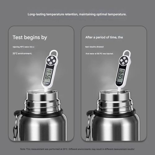316 Large Capacity 600ML Stainless Steel Thermos Bottle, All-Steel Vacuum Tea and Water Separator Cup