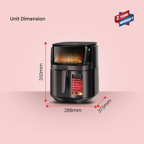 Sanford Air Fryer Digital 8L 1700W SF2458AF (2YR WRTY)