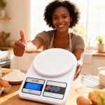 Digital Food Scale 10kg, High Precision 1g Accuracy Kitchen Scale with LCD Display for Cooking and Baking