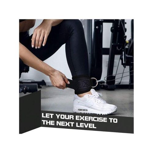 1pc Strap Cable Hine Resistance Band Adjustable Comfortable Ankle Cuff Glutes Kickbacks, Leg