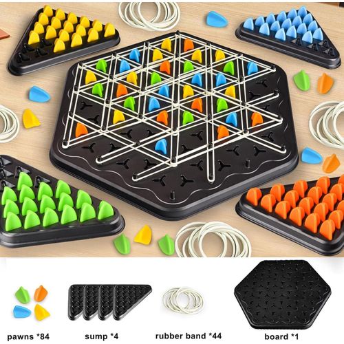 Triangle Band Game, Professional Board Game for Children Aged 7+