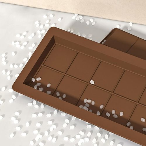 2 Pcs Chocolate Bar Mold
