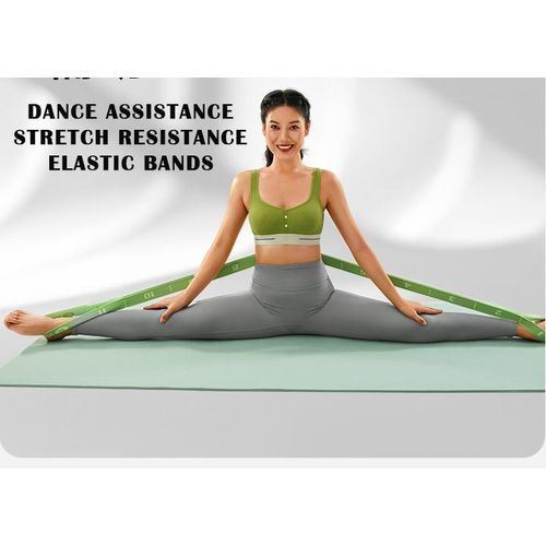 Pilates Yoga Stretch Resistance Elastic Bands for Exercise Fitness Gym Home Workout Physical Therapy