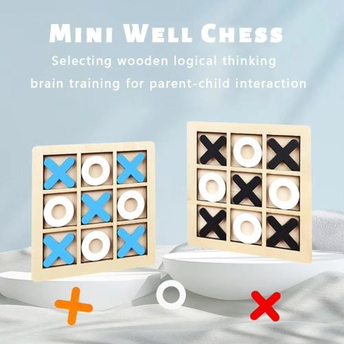 Making XO Tic Tac Toe Toys for Children's Intellectual and Logical Thinking Training
