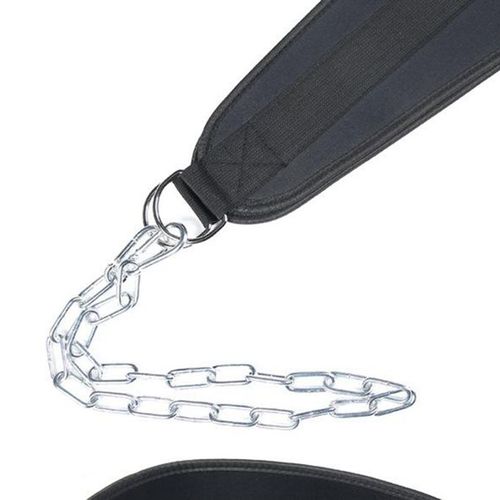 Dipping Pull Up Weight Belt With Chain Gym Fitness Dip Ups Back Waist