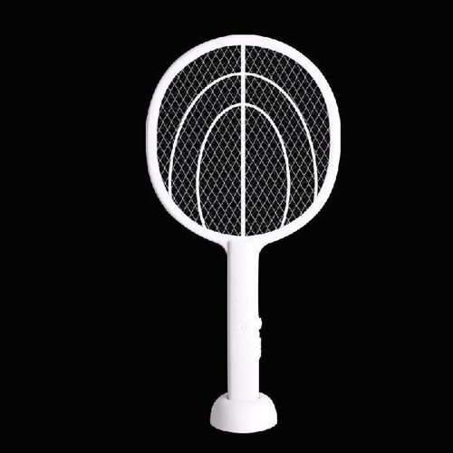 2-in-1 Electric Mosquito Swatter &amp; Lamp – Rechargeable Insect Repellent with Triple Safety Mesh, LED Indicator, Anti-Shock Design for Night Use