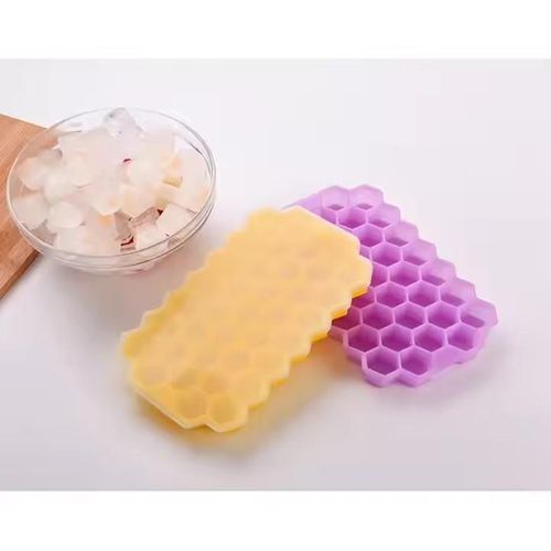 37 Grids Honeycomb Silicon Ice Cube Maker Tray Stackable Silicone Flexible Mold Freezer Gridding Easy Release Reusable mold