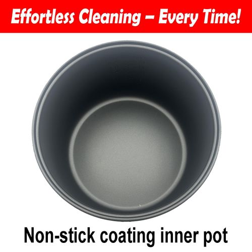 Multifunctional rice cooker, 11 preset cooking options, 5 liters water capacity, up to 12 cups of rice, with non stick inner pot, 24-hour delay timer and automatic keep warm function, with BS plug