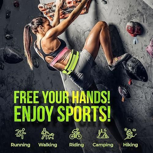 Sporty Waist Belt Bag with Phone Holder, Ideal for Runners - Comfortable and Stylish Running Belt for Men and Women