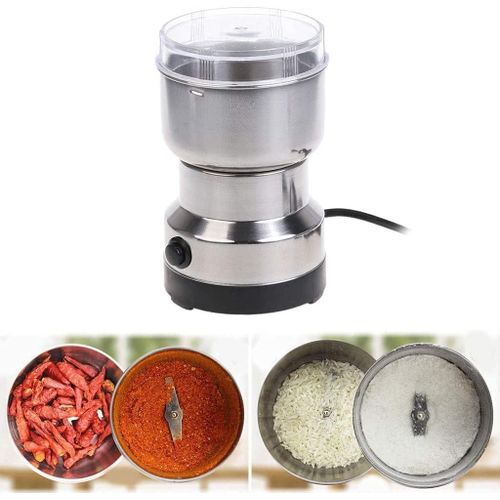 RAF Stainless Steel Multifunctional Electric Grinder &amp; Coffee Maker - Mini Spice, Coffee, and Masala Grinder for Beans, Nuts, and Grains - Household Mixer Grinder-300W