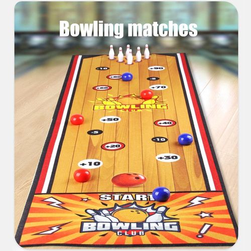 Children's tabletop bowling toy, children's board games, educational toys