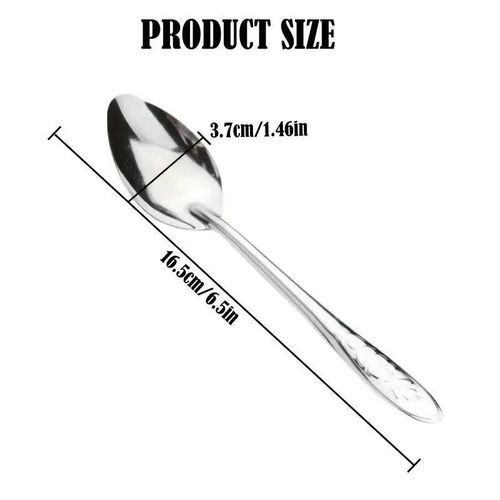 30 stainless steel spoons
