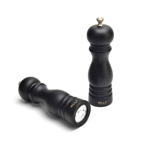 6 inch Wood Pepper Grinder Mill Adjustable Stainless Steel Grinder