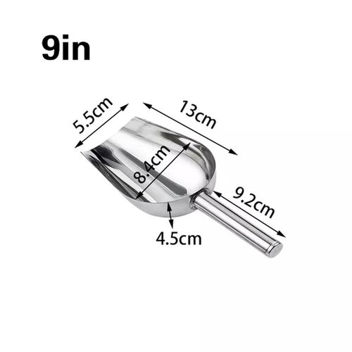 Stainless Steel Ice Scoop Metal Food Scoop Small Size Popcorn Coffee Beans Tools