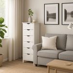 LASA White Storage Cabinet - Compact Organizer for Any Space