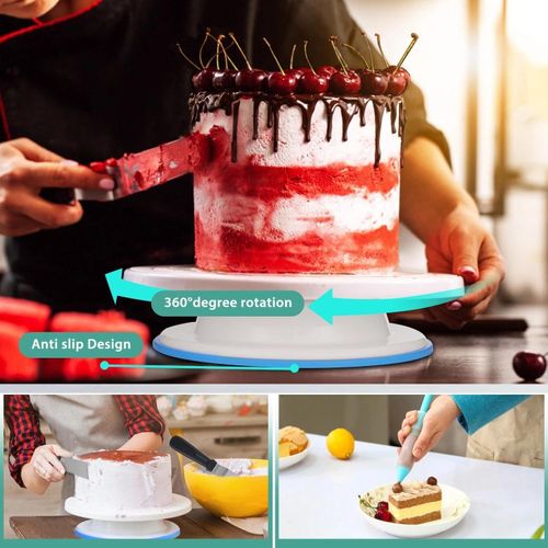 150pcs cake baking tool set cake turntable set squeezer scraper baking tool set