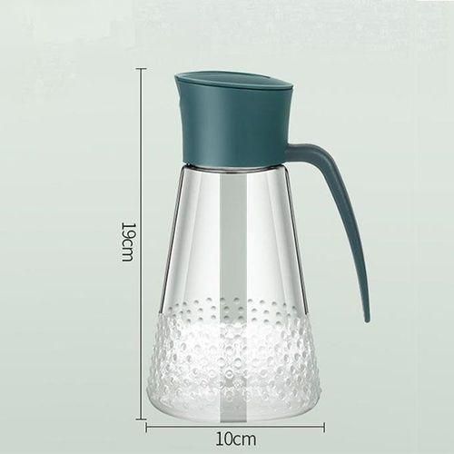 630ML Automatic Flip Cap Auto Refill Glass Soy Sauce Bottle