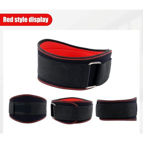 Men's Weightlifting Lumbar Support Belt, Adjustable Fitness Belt