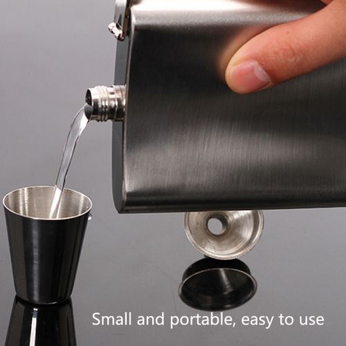 Stainless Steel Hip Flask Set