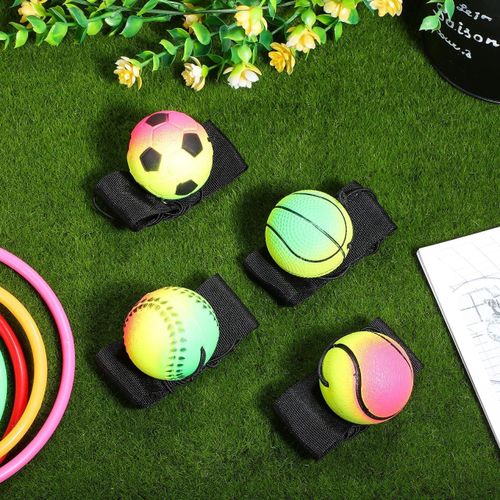 4pcs wrist elastic ball, wrist rebound ball, wrist exerciser