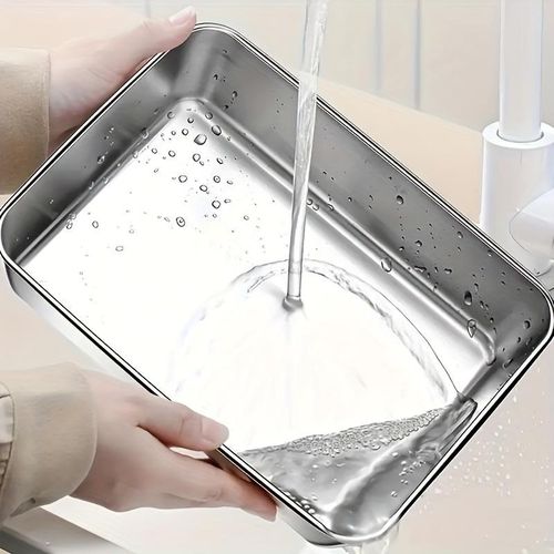 3pcs Stainless Steel Food Storage Containers Leak-Proof, Stackable, Space-Saving - Heavy-Duty Stainless Steel Construction, Airtight Lid for Freshness