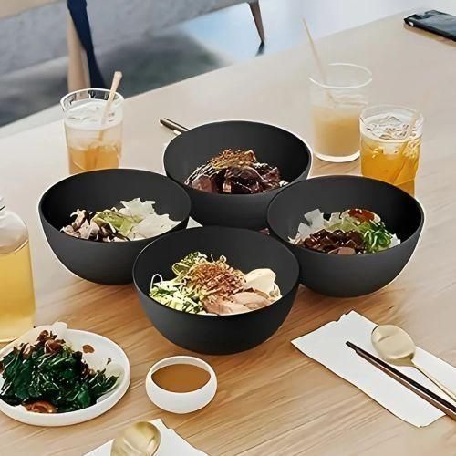 32-piece Kitchen Plastic Wheat Straw Cutlery Set