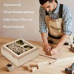 Handmade Wooden Family Tree Tea &amp; Coffee Organizer – Rustic Kitchen Storage