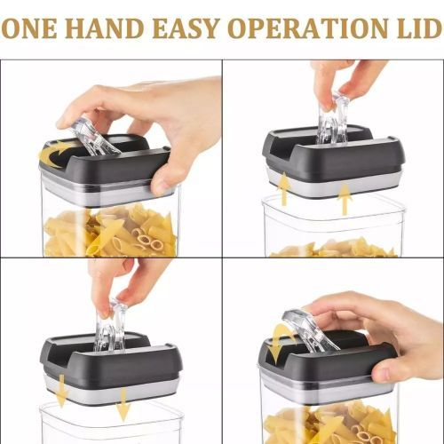 7 PCS Boîte Alimentaire Scellée, Pot De Stockage De Céréales Et De Produits Secs, Conteneur De Cuisine, Boîte De Rangement