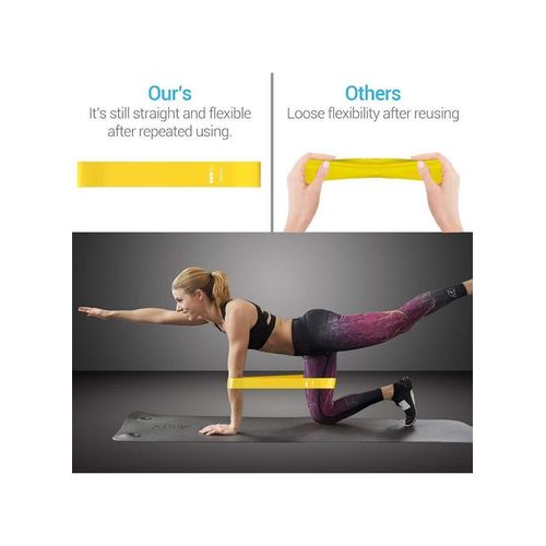 TodyJeyHo Resistance band,Portable resistance bands for workout, For Strength Training and Flexibility Exercises, Natural latex material,Heavy duty,5 different resistance levels, Pilates, Yoga Physical, Set of 5
