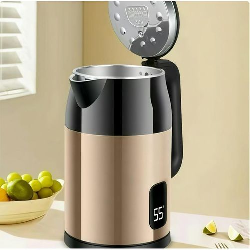 3L Electric Kettle Water Heater Coffee 1500W Fast Heating Golden , Boiling Dry Protection 100% True Boiling