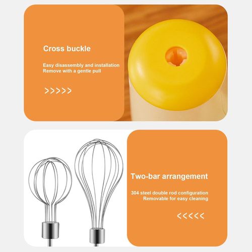 2-in-1 single-speed egg beater, baking cream mixer, electric hand blender