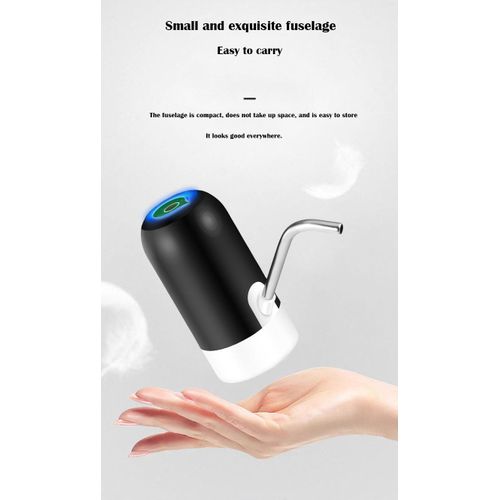 800MAH Rechargeable Automatic Water Dispenser Pump– Convenient &amp; Portable Electric Bottle Pump for Home, Office, and Outdoor Use