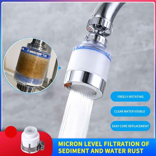 Kitchen faucet filter, chlorine heavy metal removal filter