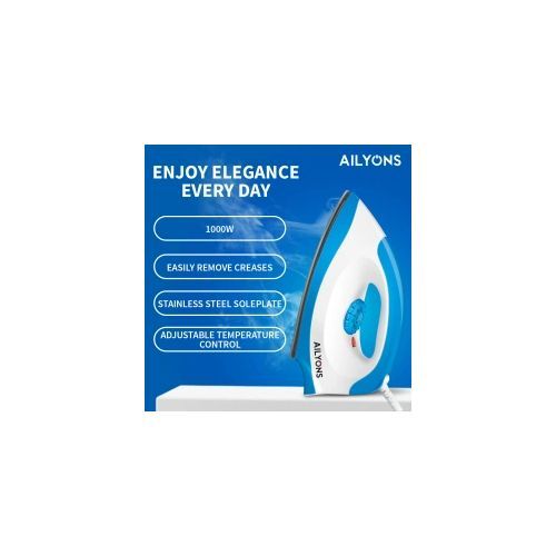 AILYONS HD-198A Electric Dry Iron Box White &amp; Blue