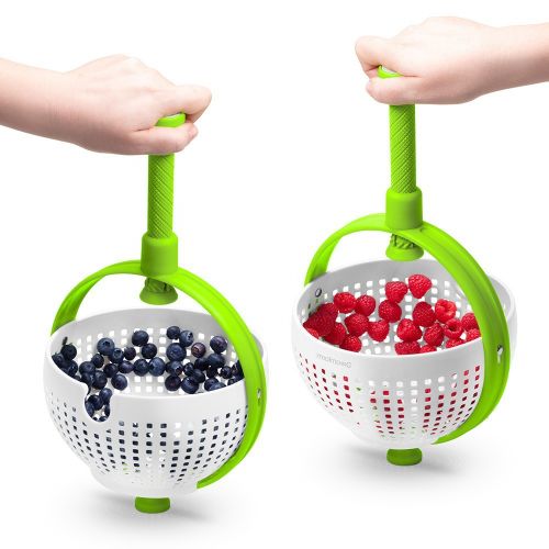 Salad Spin Dryer Kitchen Vegetable Washer Centrifugal Drain Basket