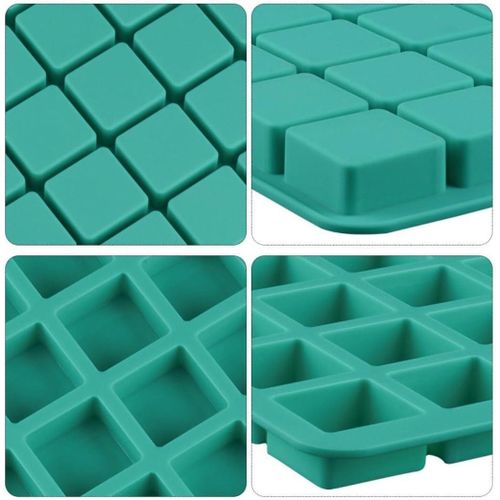 2 Pack 40-Cavity Square Caramel Candy Silicone Molds,Chocolate Forf Truffles, Keto Snacks, Whiskey Ice Cube Tray,Grid Fondant Mould,Hard Candy Pralines Gummy Jelly Mold