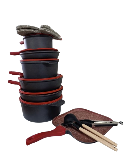 15 Pcs Relly Donnor Cookware Set(1-14)