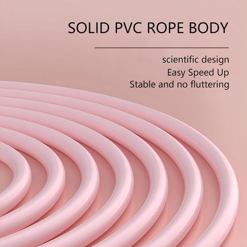 Speed Jump Rope-Pink,Lightweight,Tangle-Free, Adjustable,Perfect for Toddlers,Adult,Jumprope for Fitness,Enhance Endurance and Speed Workouts
