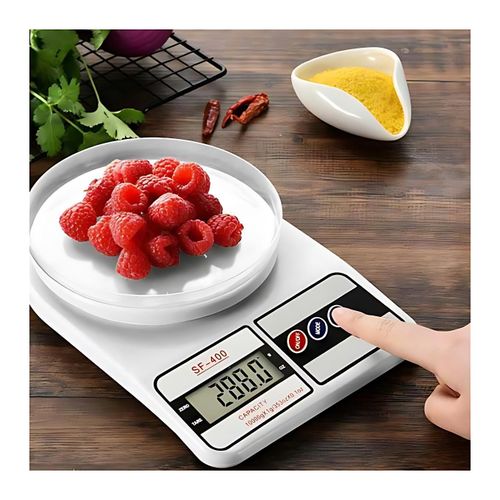 Electronic Digital Kitchen Scale 10KG/1g-White