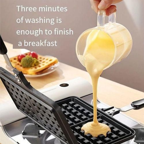 Non-stick Waffle Pan, Waffle Maker Breakfast Pan With Heat-proof Handle