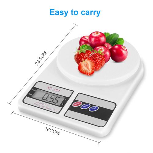 CYFAZA Digital Food Scale 10kg/1g Kitchen Scale For Cooking Baking Meal prep with Accurate LCD Display