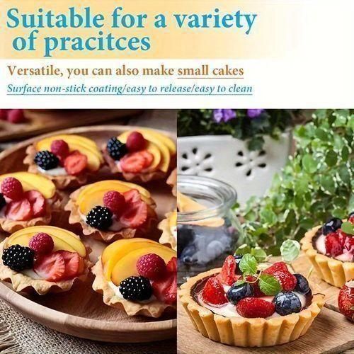 20pcs Egg Tart Molds, Multi-Function Cake Molds, Cupcake Molds, Baking Tools