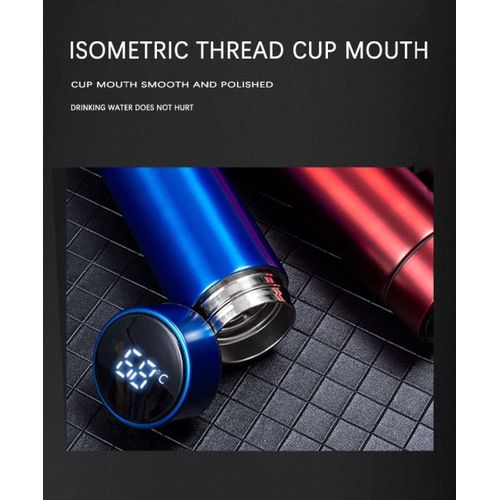 500ML Stainless Steel Thermos Cup High-End Touch Display Temperature Thermos Water Bottle Car Cup