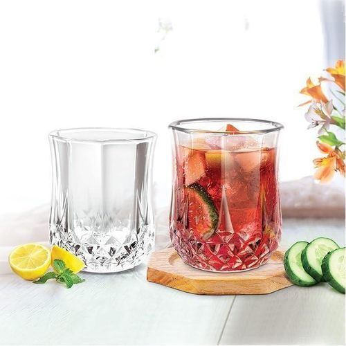 Nice One Set of 6pcs 200ML High Quality Glass Whiskey Glass Glassware Cup BM8707 (XM066A) GLASS CUP C