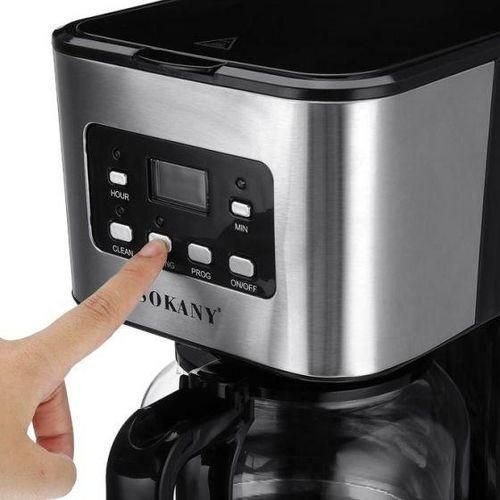 Sokany 950W Electric Coffee Maker 12-Cup Coffee Maker With 24-Hour Preset Keep Warm Function