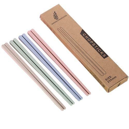 SXCHEN 4 Pairs Practical Home Travel Chopsticks