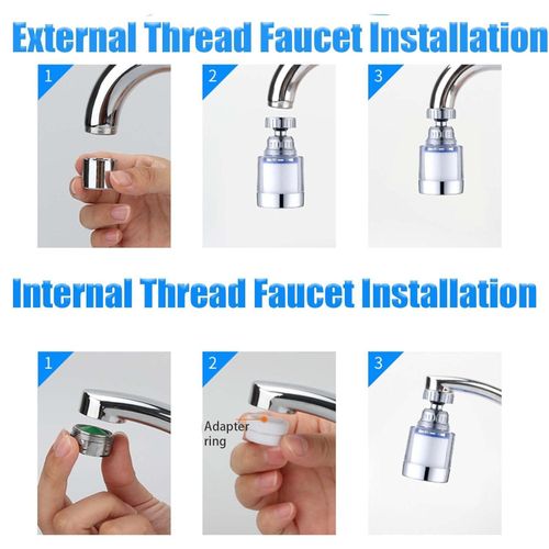 Kitchen faucet filter, chlorine heavy metal removal filter